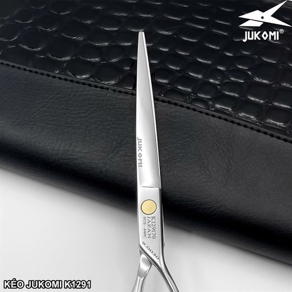 Kéo cắt thẳng Grooming Jukomi K129 tay phải 7.0inches