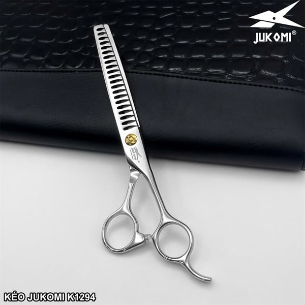 Kéo tỉa đầu búa Grooming Jukomi K129 tay phải 7.0inch