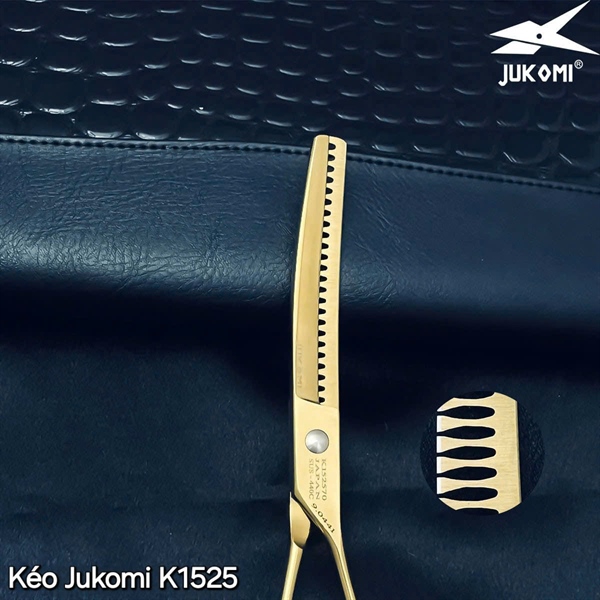 Kéo tỉa cong Grooming Jukomi K152 tay phải 7.0inches