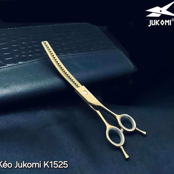 Kéo tỉa cong Grooming Jukomi K152 tay phải 7.0inches
