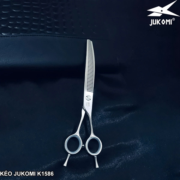 Kéo tỉa cong Grooming Jukomi K158 tay phải 7.0inches