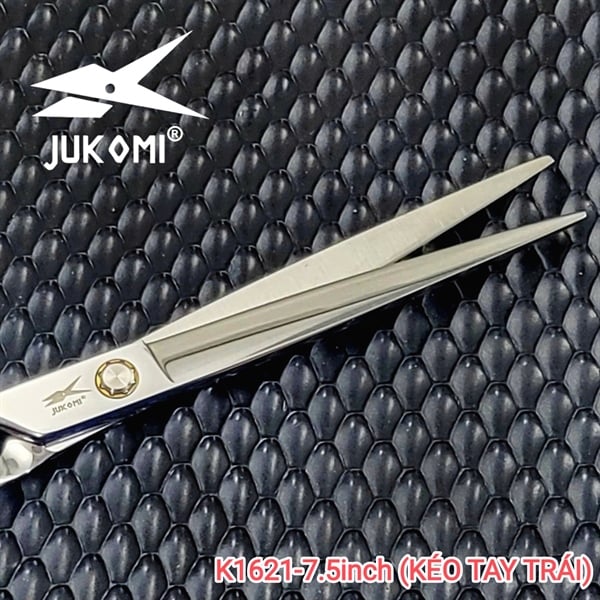 Kéo cắt thẳng Grooming Jukomi K162 tay trái 7.5inches