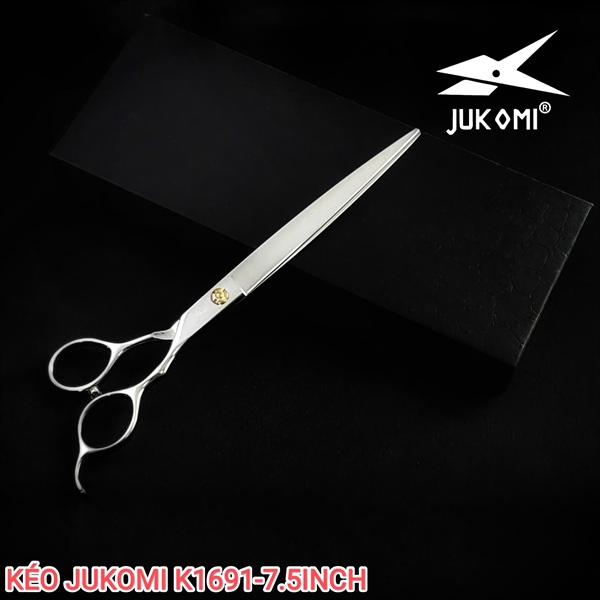 Kéo cắt thẳng Grooming Jukomi K169 tay phải 7.5inches