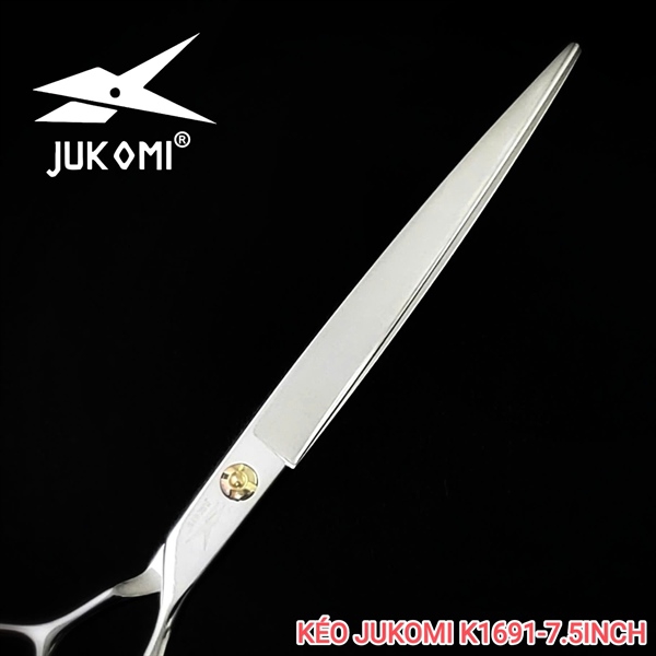 Kéo cắt thẳng Grooming Jukomi K169 tay phải 7.5inches