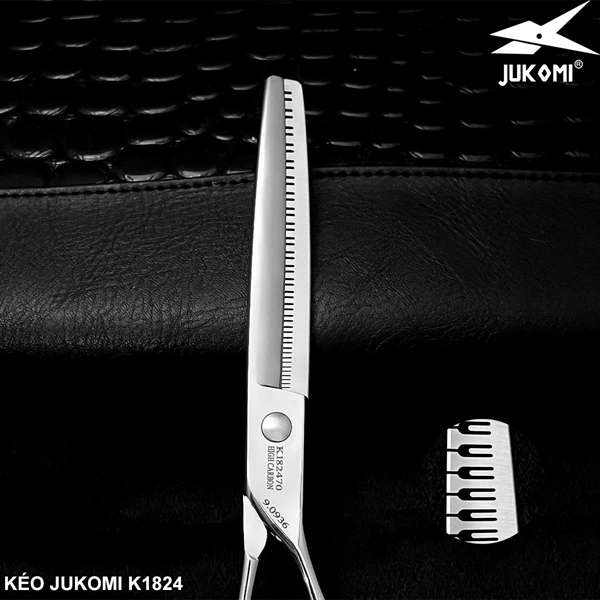 Kéo tỉa Piano Grooming Jukomi K182 tay phải 7.0inches