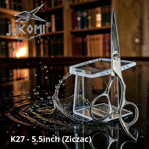 Kéo cắt tóc Jukomi K27 tay phải 5.5inch