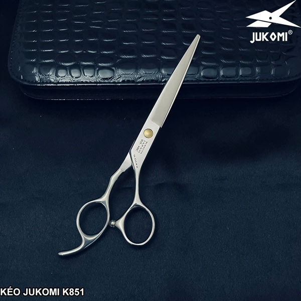 Kéo cắt thẳng Grooming Jukomi K85 tay phải 7.0inch