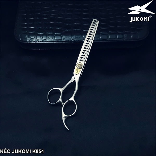 Kéo tỉa đầu búa Grooming Jukomi K85 tay phải 7.0inch