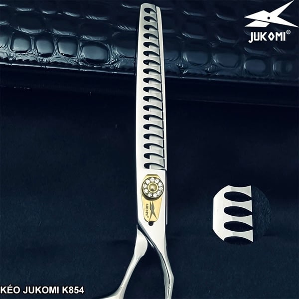 Kéo tỉa đầu búa Grooming Jukomi K85 tay phải 7.0inch