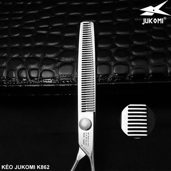 Kéo tỉa mịn Grooming Jukomi K86 tay phải 7.0inches