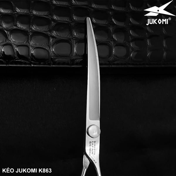 Kéo cắt cong Grooming Jukomi K86 tay phải 7.0inches