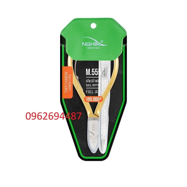 Kềm Nghĩa M555 - Kềm Cắt Móng  Thép Chuyên Dụng Mạ Vàng