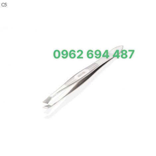 Kềm Nghĩa N.C5 - Vỉ 5 Cây Nhíp Nhổ Lông Mày Đầu Xéo Inox
