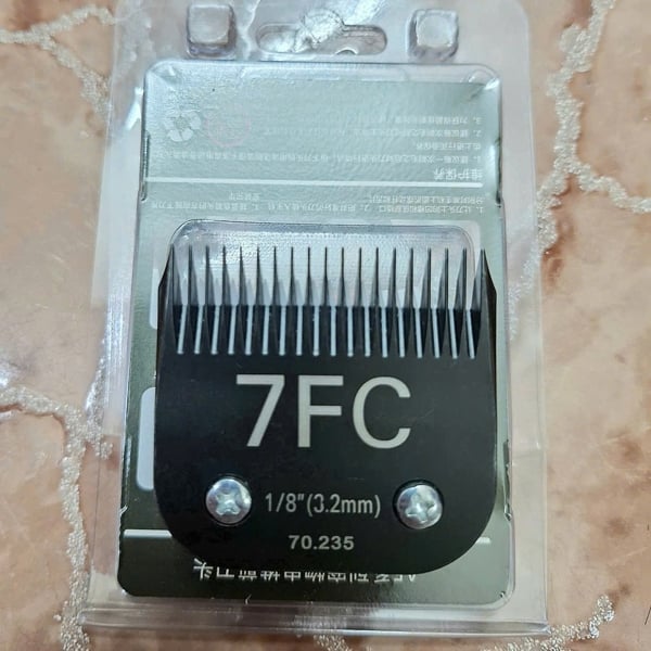 Lưỡi tông đơ  thú cưng Jukomi 7F đế sắt DCL (đen)