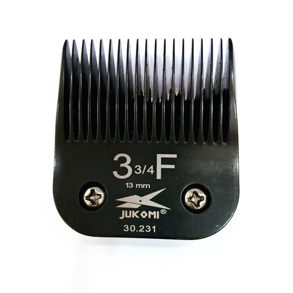 Lưỡi tông đơ  thú cưng Jukomi 3.3/4F đế sắt DCL (đen)
