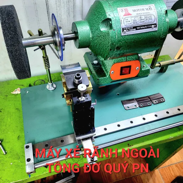 Máy xẻ rãnh ngoài lưỡi tông đơ