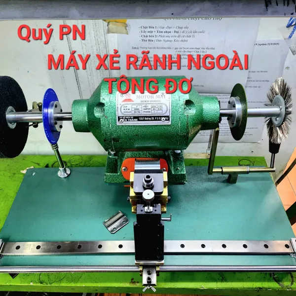 Máy xẻ rãnh ngoài lưỡi tông đơ