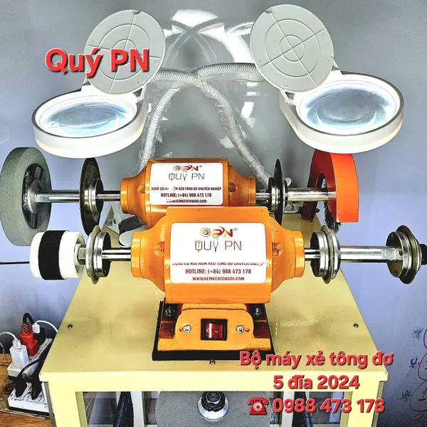 Bộ máy xẻ răng Quý PN 5 đĩa 2024