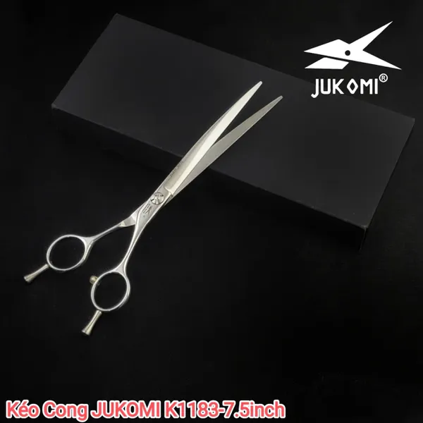 Kéo cong Grooming Jukomi K1183