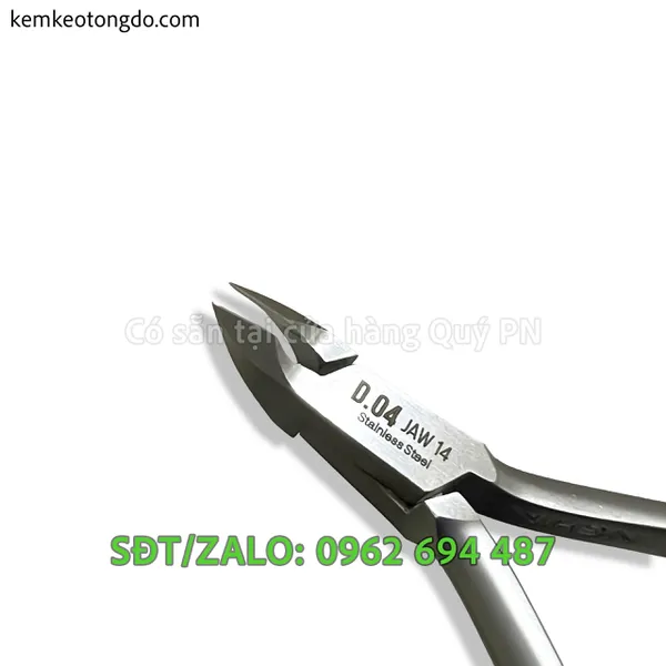 Kềm Nghĩa D04 – Lựa chọn tinh gọn cho thợ nail ưa sự linh hoạt