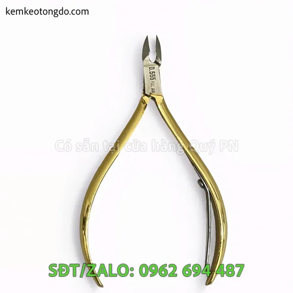 Kềm Nghĩa D555 – Mẫu kềm thép mạ vàng cổ điển