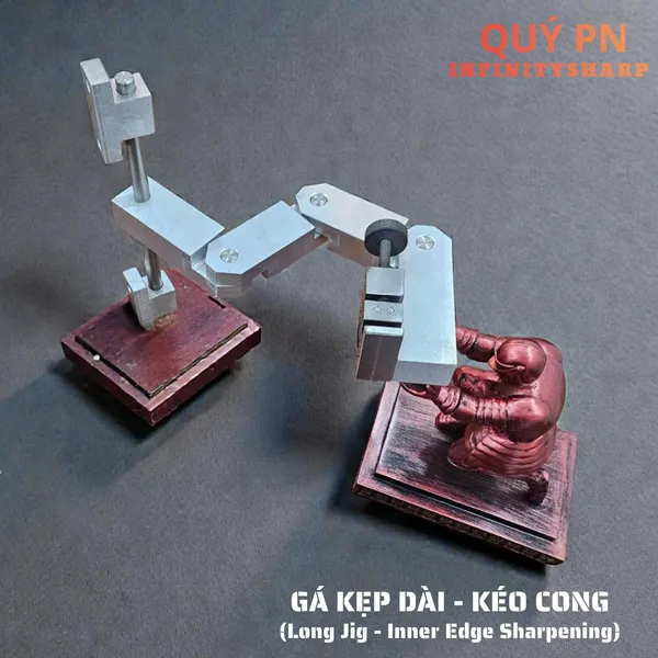 Bộ gá mài kéo cong 