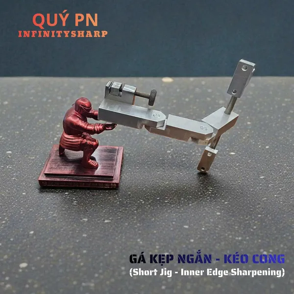 Bộ gá mài kéo cong 
