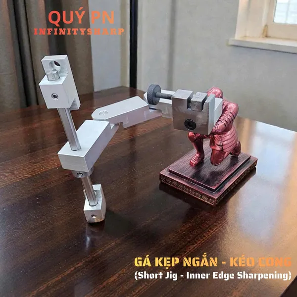 Bộ gá mài kéo cong 