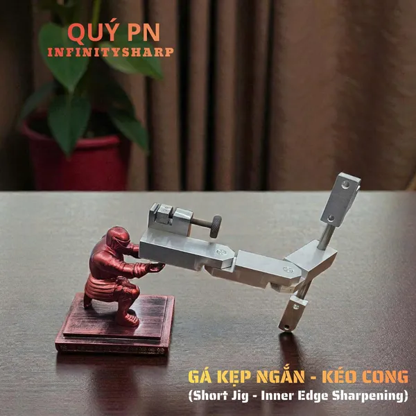 Bộ gá mài kéo cong 