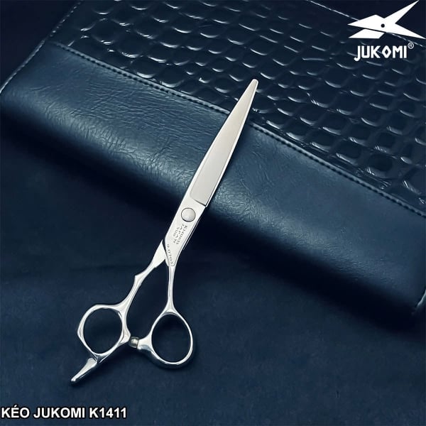 Kéo cắt tóc Jukomi K141 tay phải 6.35 inches (VG10, cắt ziczac)