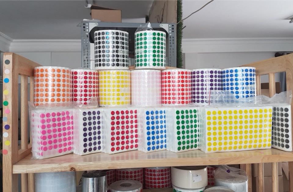 Tem nhãn decal 7 màu sử dụng để bảo hành sản phẩm Tem nhãn decal 7 màu sử dụng để bảo hành sản phẩm