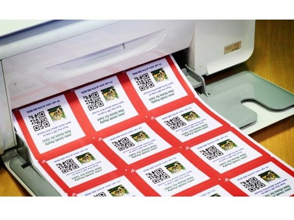 Mẫu decal in mã QR Mẫu decal in mã QR