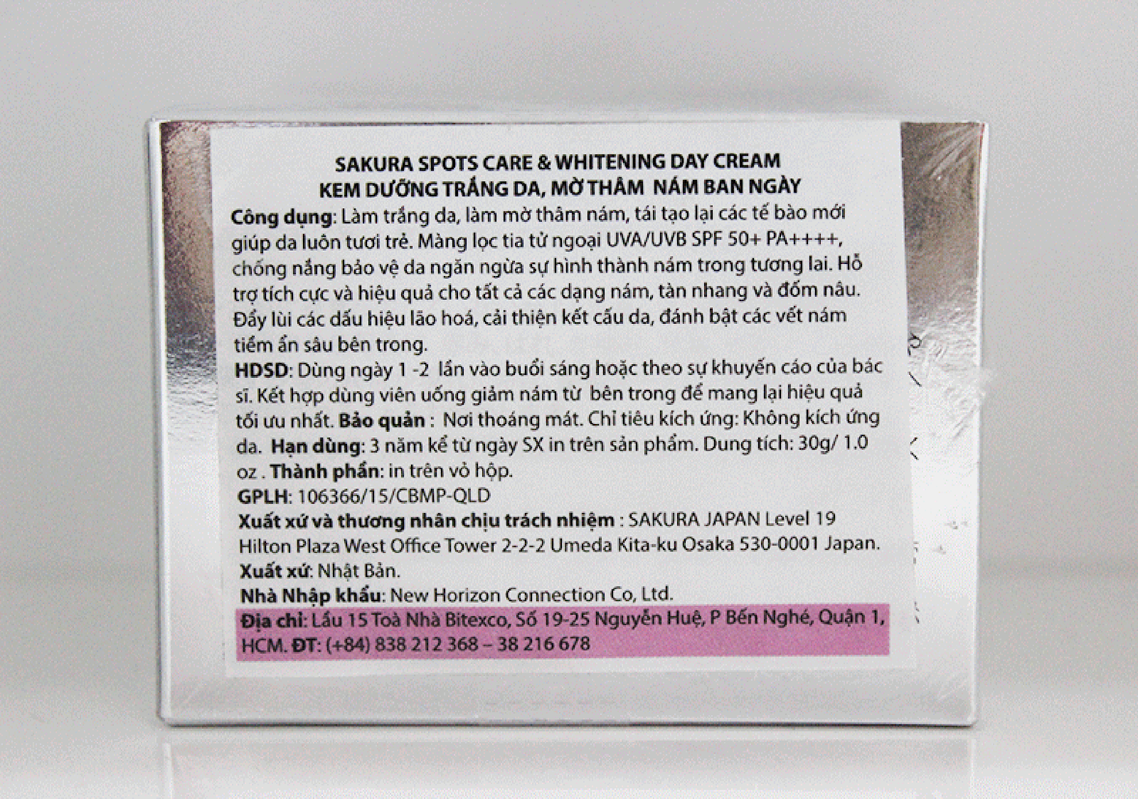 Nhãn phụ được viết bằng Tiếng Việt, bố cục rõ ràng Nhãn phụ được viết bằng Tiếng Việt, bố cục rõ ràng