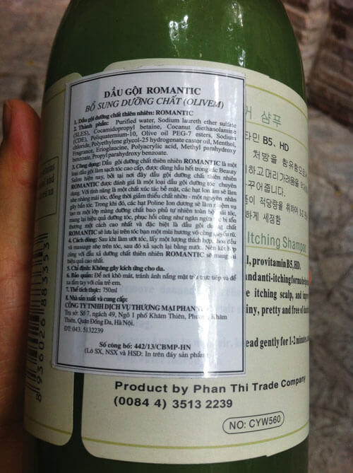 Sản phẩm hàng tiêu dùng được in nhãn phụ Sản phẩm hàng tiêu dùng được in nhãn phụ
