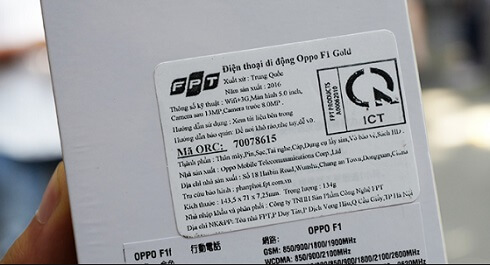 Tem phụ được gắn bên cạnh nhãn gốc sản phẩm Tem phụ được gắn bên cạnh nhãn gốc sản phẩm