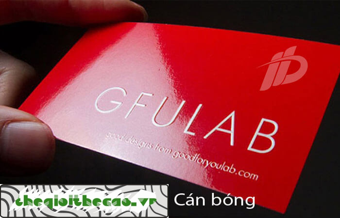 Cán màng bóng Cán màng bóng