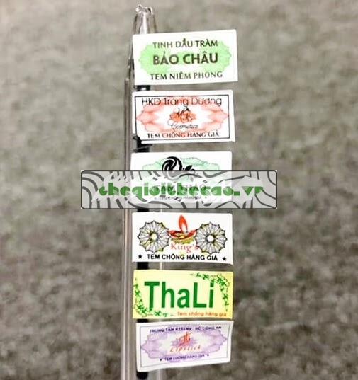 Tem niêm decal bể tại Chấn Trần Tem niêm decal bể tại Chấn Trần