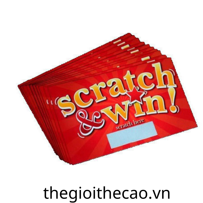 Dịch vụ in thẻ cào trọn gói Dịch vụ in thẻ cào trọn gói