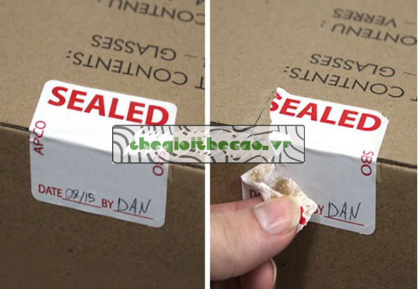 Tem niêm phong giúp an toàn tài sản của bạn Tem niêm phong giúp an toàn tài sản của bạn