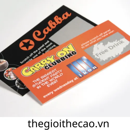 Dịch vụ in thẻ cào trọn gói