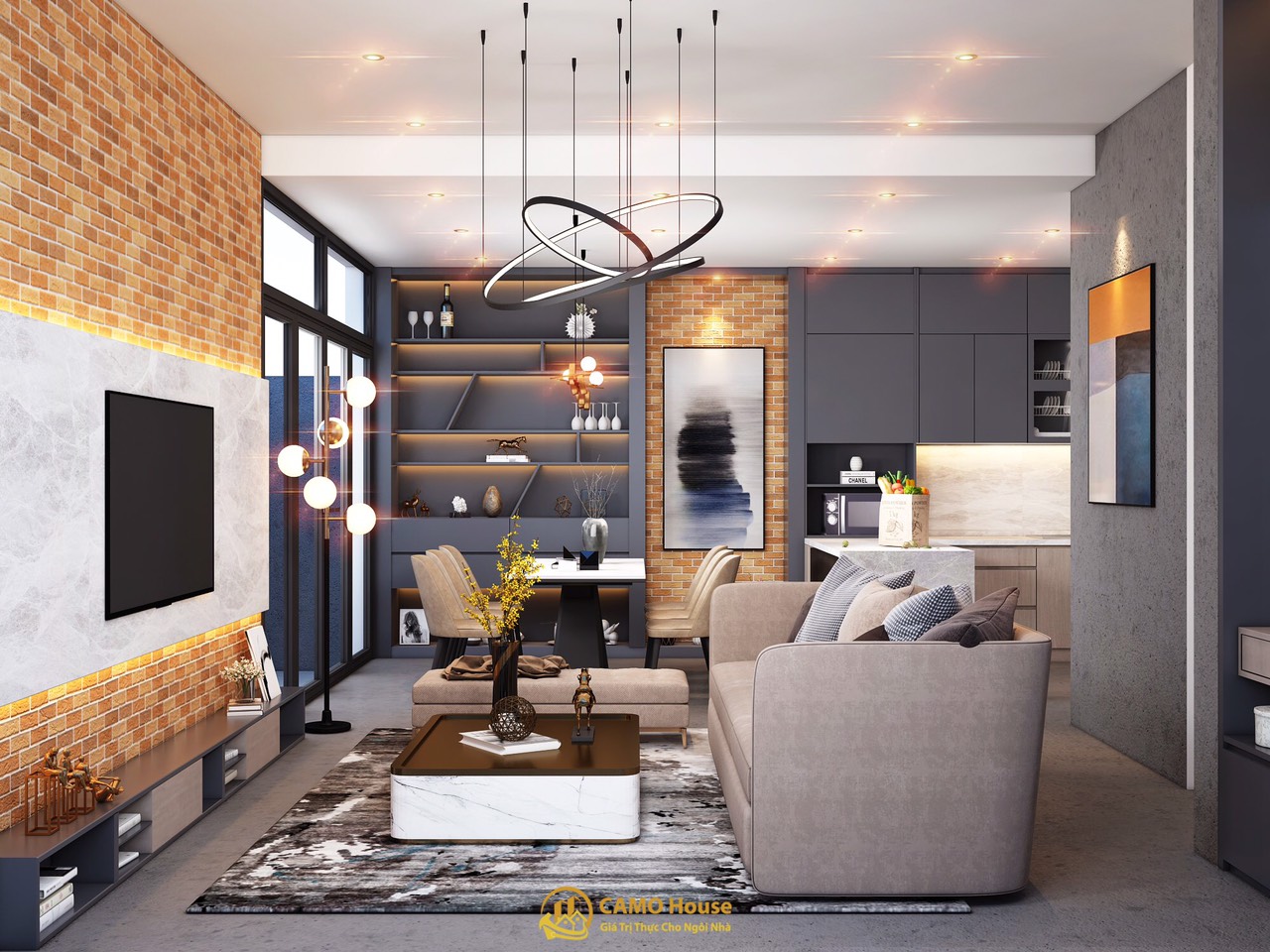 biệt thự 3 tầng long biên