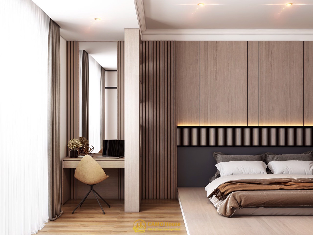 biệt thự 3 tầng long biên