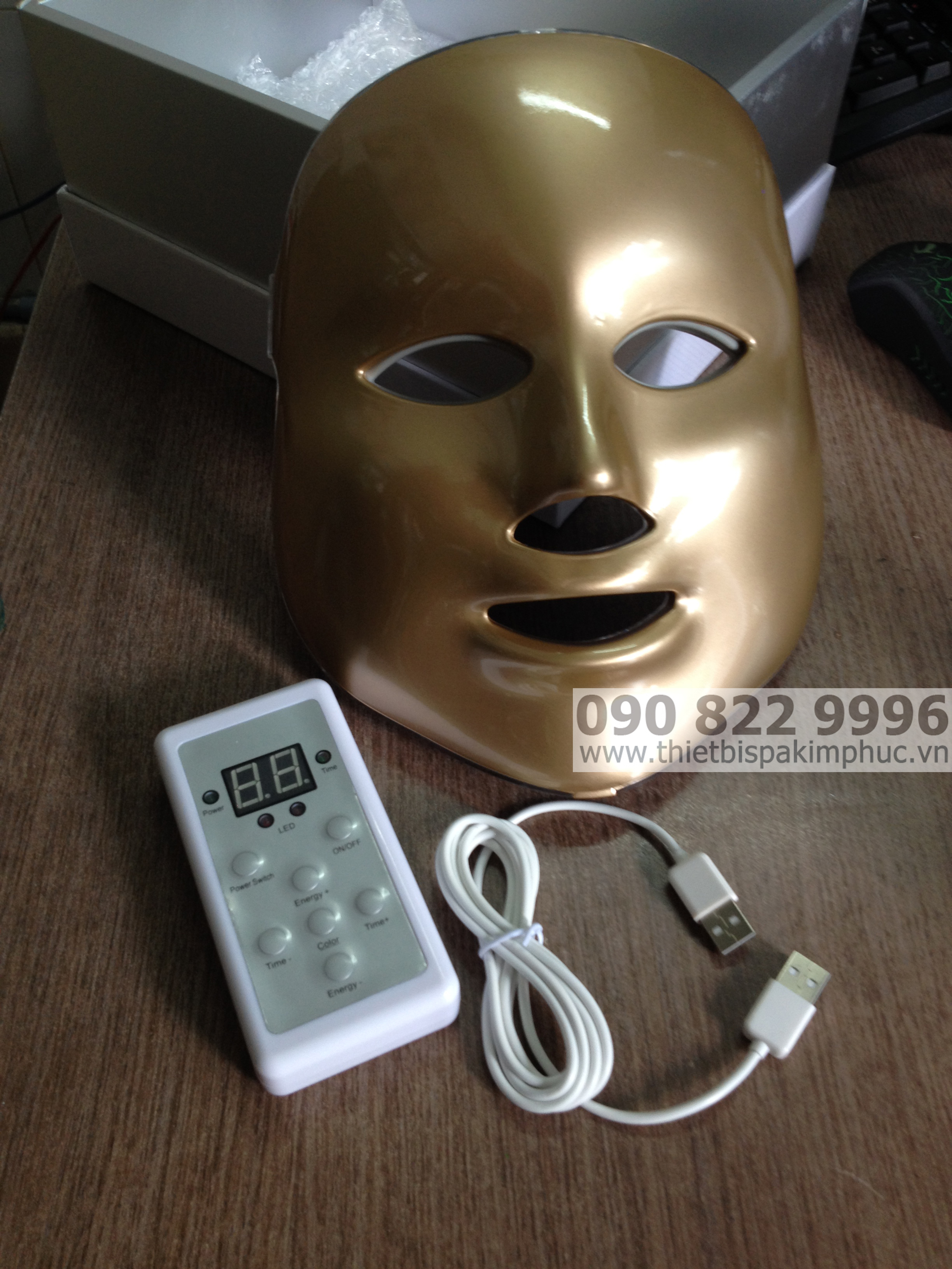 Mặt Nạ Ánh Sáng Sinh Học 7 Màu BD-22 Mặt Nạ Ánh Sáng Sinh Học 7 Màu BD-22