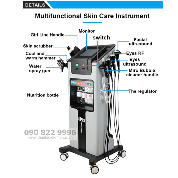 Máy Aqua Skin 8in1 Peel Da Máy Aqua Skin 8in1 Peel Da