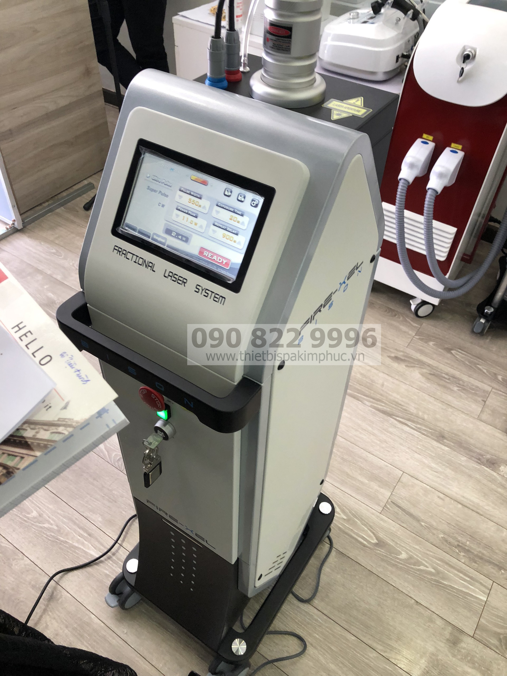 Máy Laser CO2 Fractional Trị Sẹo Rỗ Fire Xel Máy Laser CO2 Fractional Trị Sẹo Rỗ Fire Xel
