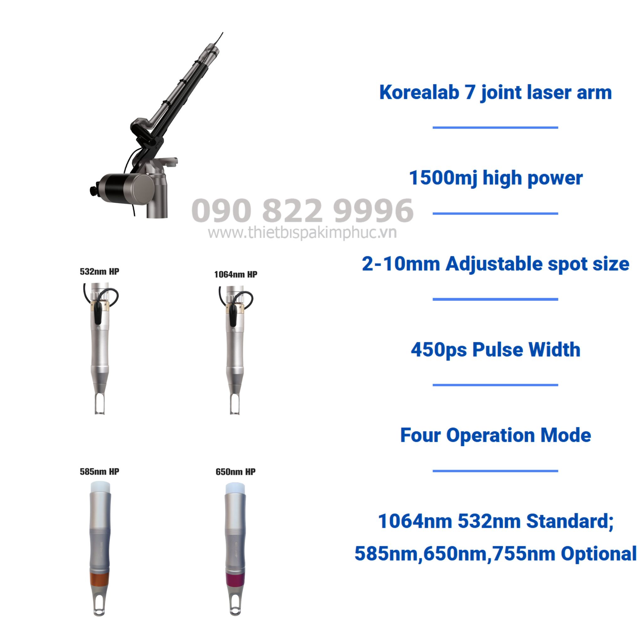 Máy Laser Pico second Focus Máy Laser Pico second Focus