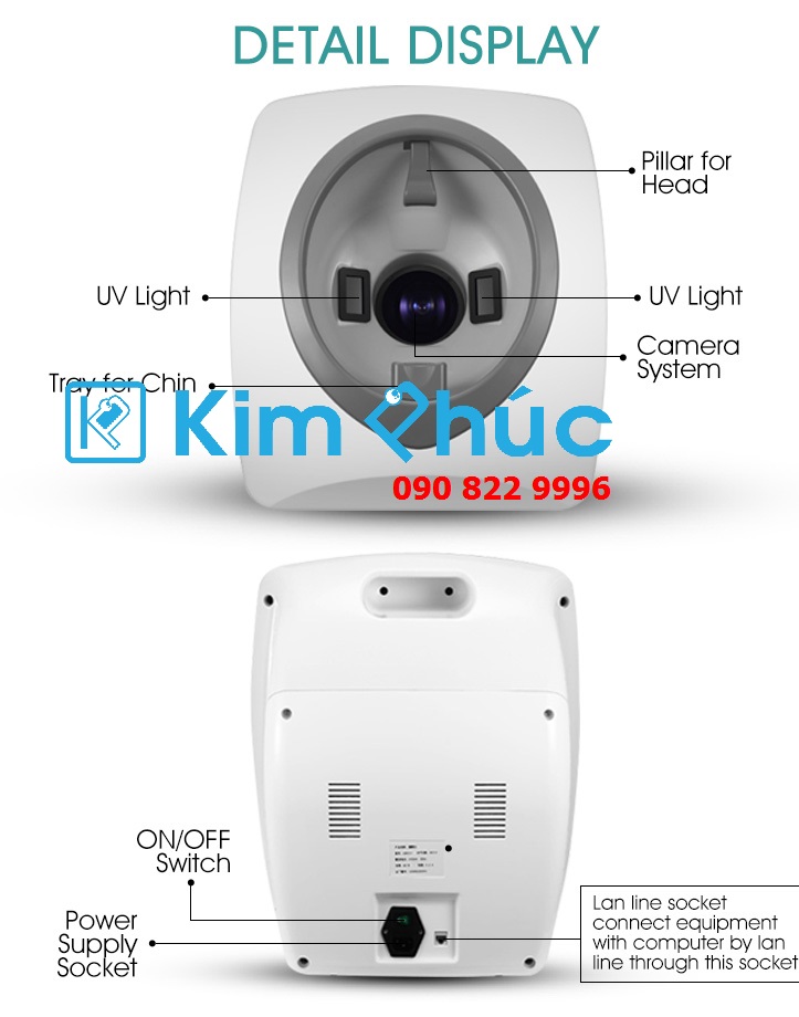 Máy Phân Tích Da LD-6021 Máy Phân Tích Da LD-6021