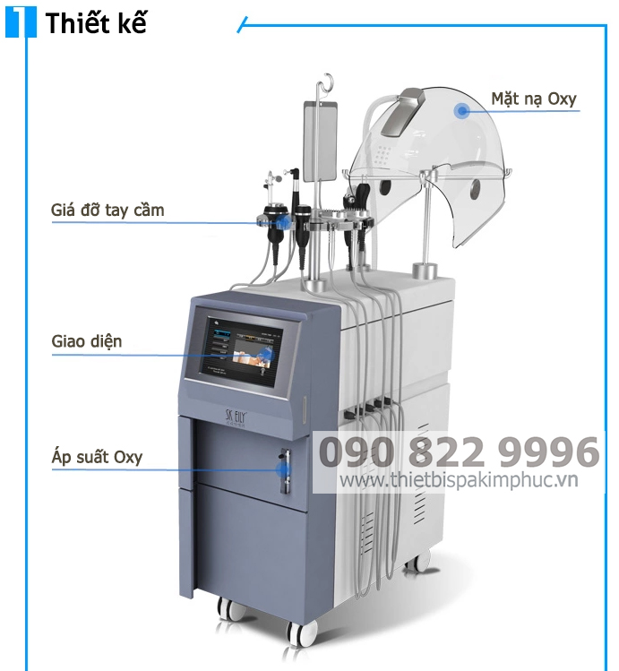 Máy Oxy Jet Beco KP-882 9 Chức Năng Máy Oxy Jet Beco KP-882 9 Chức Năng