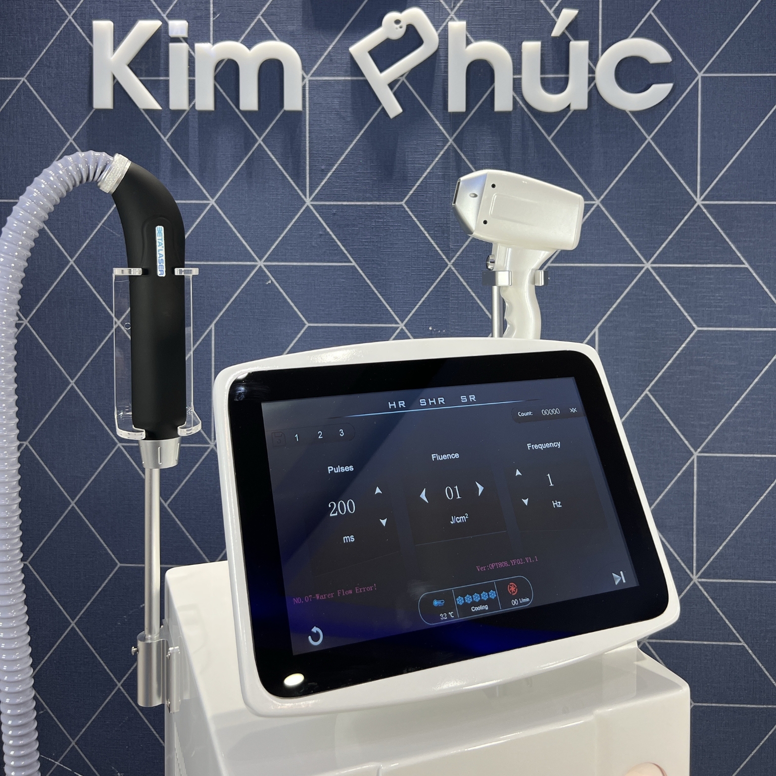Máy Triệt Lông Laser Diode 808L 2in1 Beta Máy Triệt Lông Laser Diode 808L 2in1 Beta