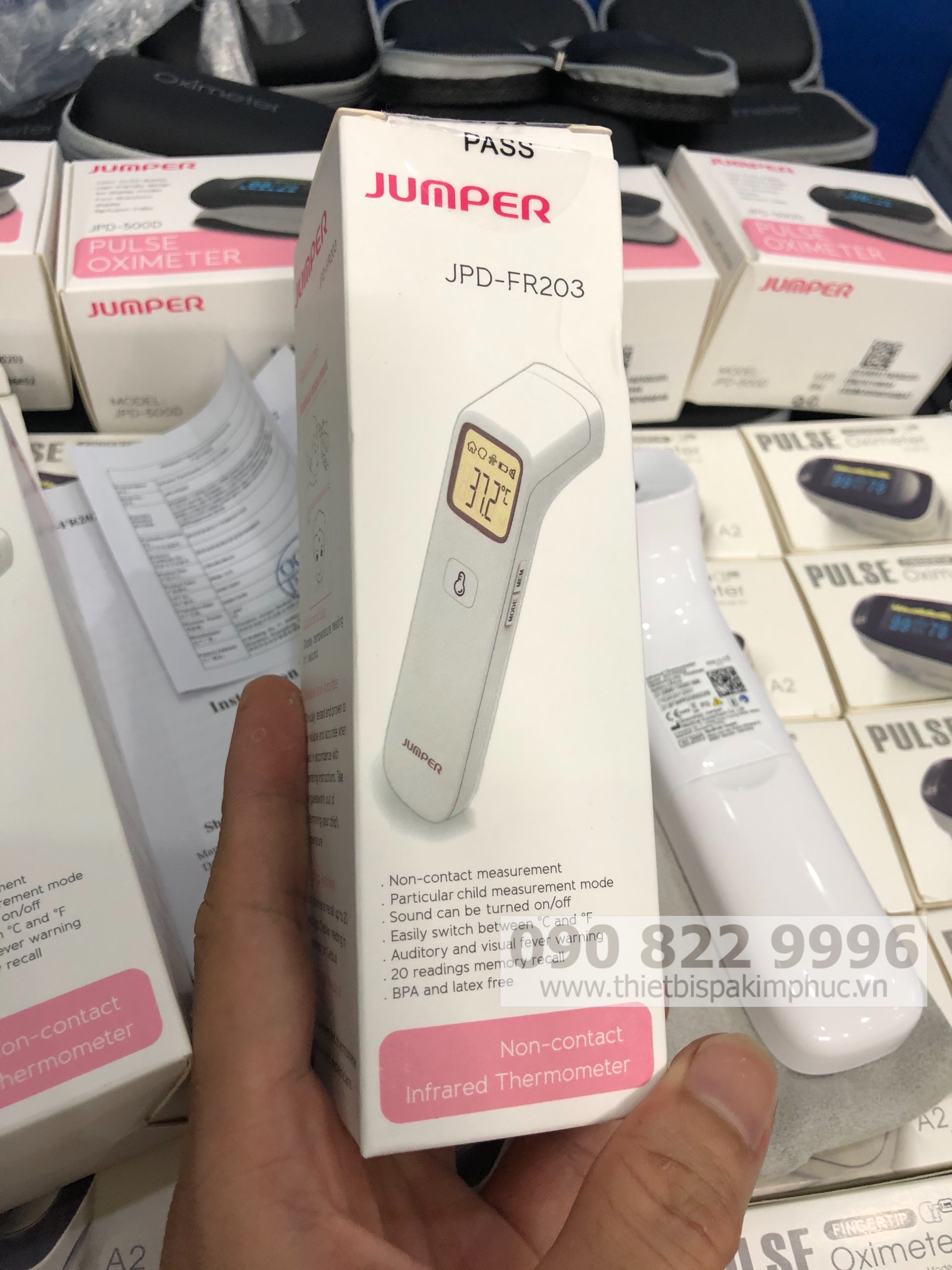 Nhiệt Kế Hồng Ngoại JUMPER JPD FR-203 Nhiệt Kế Hồng Ngoại JUMPER JPD FR-203